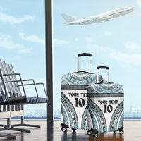 Custom Flying Fijians Rugby Luggage Cover Tapa Tribal Cloth