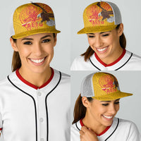 American Samoa Fautasi Race Baseball Net Cap Aeto Pago Pago with Eagle Samoan Tribal Patterns LT03 - Polynesian Pride