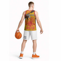 Personalized American Samoa Fautasi Race Basketball Jersey Aeto Pago Pago with Eagle Samoan Tribal Patterns LT03 - Polynesian Pride