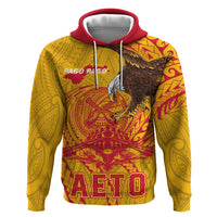 Personalized American Samoa Fautasi Race Hoodie Aeto Pago Pago with Eagle Samoan Tribal Patterns