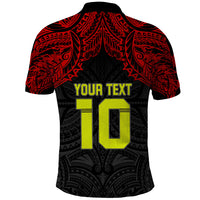 Custom Vitis Central Dabaris Rugby Polo Shirt Papua New Guinea Polynesian Tattoo LT03 - Polynesian Pride