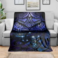 New Zealand Matariki Blanket Maori Pattern and Matariki Sky Night