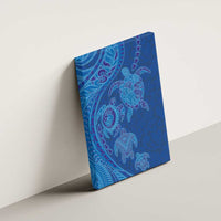 Hawaiian Turtles and Polynesian Art Tattoo Canvas Wall Art Ocean Abyss LT03 - Polynesian Pride