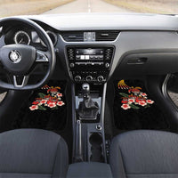 Hawaiian Hibiscus Turtle and Tropical Flower Car Mats Dynamic Vibe