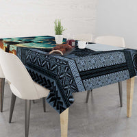 Samoan Siapo Motif and Siva Afi Dance Tablecloth