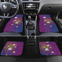 Hawaiian Octopus Tattoo and Frangipani Car Mats