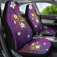 Hawaiian Octopus Tattoo and Frangipani Car Seat Cover