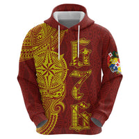 Tonga 676 Ngatu Tribal Tattoo Hoodie