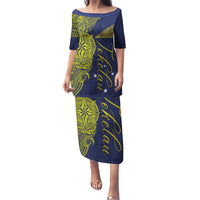 Personalised Tokelau Classic Ngatu Motifs Family Matching Puletasi and Hawaiian Shirt