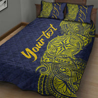 Personalised Tokelau Classic Ngatu Motifs Quilt Bed Set