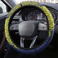 Tokelau Classic Ngatu Motifs Steering Wheel Cover LT03 - Polynesian Pride