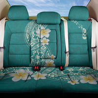 Plumeria Back Car Seat Cover Polynesian Tribal Frangipani Teal LT03 One Size Teal - Polynesian Pride
