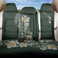 Plumeria Back Car Seat Cover Polynesian Tribal Frangipani Green LT03 One Size Green - Polynesian Pride