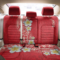 Plumeria Back Car Seat Cover Polynesian Tribal Frangipani Red LT03 - Polynesian Pride