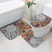 Niue Hiapo and Maori Decoration Tattoos Bathroom Set - Polynesian Pride