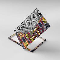 Niue Hiapo and Maori Decoration Tattoos Canvas Wall Art - Polynesian Pride