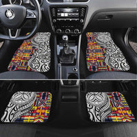 Niue Hiapo and Maori Decoration Tattoos Car Mats - Polynesian Pride