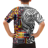 Niue Hiapo and Maori Decoration Tattoos Hawaiian Shirt - Polynesian Pride