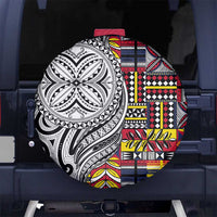 Niue Hiapo and Maori Decoration Tattoos Spare Tire Cover - Polynesian Pride