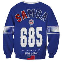 Toa Samoa Rugby Sweatshirt Six Eight Five to The World
