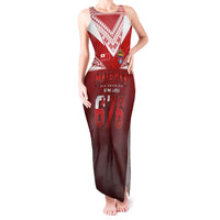 Mate Ma'a Tonga Rugby Tank Maxi Dress Six Seven Six to The World