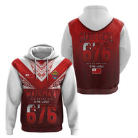 Mate Ma'a Tonga Rugby Zip Hoodie Six Seven Six to The World