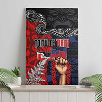 Aotearoa and Samoa Toitu Te Tiriti Canvas Wall Art Honour the Treaty - Te Tiriti Is Us