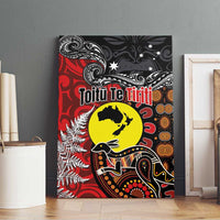 Aotearoa and Australia Toitu Te Tiriti Canvas Wall Art Honour the Treaty - Te Tiriti Is Us
