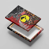 Aotearoa and Australia Toitu Te Tiriti Canvas Wall Art Honour the Treaty - Te Tiriti Is Us