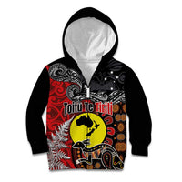 Aotearoa and Australia Toitu Te Tiriti Kid Hoodie Honour the Treaty - Te Tiriti Is Us