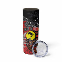 Aotearoa and Australia Toitu Te Tiriti Skinny Tumbler Honour the Treaty - Te Tiriti Is Us