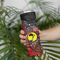 Aotearoa and Australia Toitu Te Tiriti Skinny Tumbler Honour the Treaty - Te Tiriti Is Us