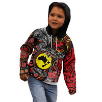Aotearoa and Australia Toitu Te Tiriti Kid Hoodie Honour the Treaty - Stand Together Stand Stronger