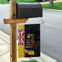 Aotearoa and Niue Toitu Te Tiriti Garden Flag Honour the Treaty - Fight Together Stand Together