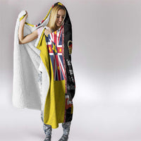 Aotearoa and Niue Toitu Te Tiriti Hooded Blanket Honour the Treaty - Fight Together Stand Together