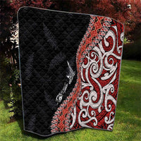 Aotearoa Maori Stylized Koru - Silver Ferns Quilt