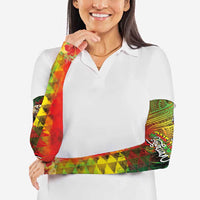 Hawaiian Reggae Arm Sleeves Jawaiian One Love-Tribal Tatoos and Rastafari Lion - Polynesian Pride