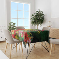 Hawaiian Reggae Tablecloth Jawaiian One Love-Tribal Tatoos and Rastafari Lion - Polynesian Pride