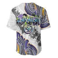 Traditional Art Hawaiian Kakau Tattoos Baseball Jersey Graffiti Style - Polynesian Pride