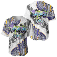 Traditional Art Hawaiian Kakau Tattoos Baseball Jersey Graffiti Style - Polynesian Pride