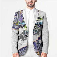 Traditional Art Hawaiian Kakau Tattoos Blazer Graffiti Style - Polynesian Pride