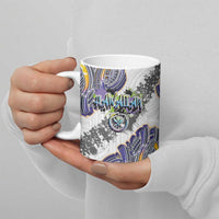 Traditional Art Hawaiian Kakau Tattoos Ceramic Mug Graffiti Style - Polynesian Pride