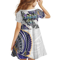 Traditional Art Hawaiian Kakau Tattoos Family Matching Mermaid Dress and Hawaiian Shirt Graffiti Style LT03 - Polynesian Pride