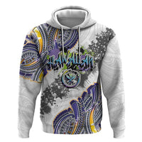 Traditional Art Hawaiian Kakau Tattoos Hoodie Graffiti Style - Polynesian Pride