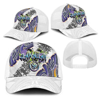 Traditional Art Hawaiian Kakau Tattoos Mesh Trucker Cap Graffiti Style LT03 - Polynesian Pride