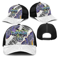 Traditional Art Hawaiian Kakau Tattoos Mesh Trucker Cap Graffiti Style LT03 - Polynesian Pride