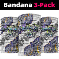 Traditional Art Hawaiian Kakau Tattoos Neck Gaiter Graffiti Style - Polynesian Pride