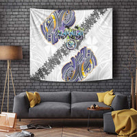 Traditional Art Hawaiian Kakau Tattoos Tapestry Graffiti Style - Polynesian Pride