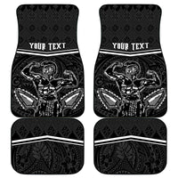 Custom Hawaii Warrior Car Mats Kakau Quilt Pattern LT03 - Polynesian Pride