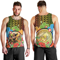 Hawaii Womens Day Wahine Men Tank Top Strong Beautiful Woman with Kakau Style LT03 - Polynesian Pride